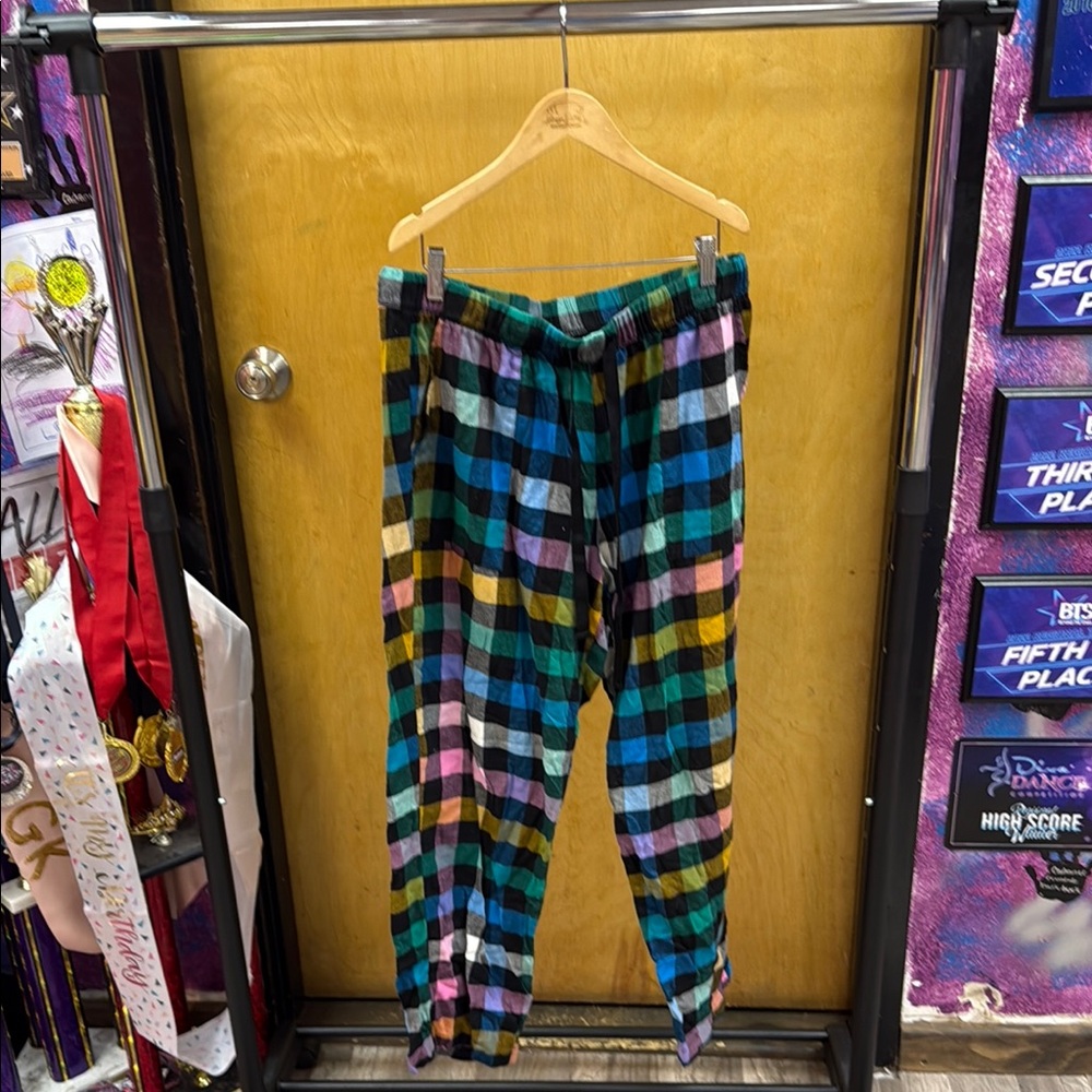 Colorful Plaid PJ Pants